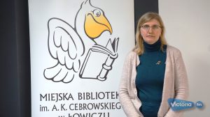 Marzena Kozanecka Zwierz – dyrektor Miejskiej Biblioteki im. A. K. Cebrowskiego w Łowiczu