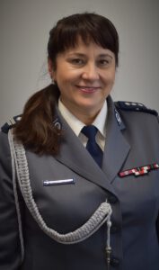 insp. Edyta Marczewska – Komendant Powiatowa Policji w Żyrardowie