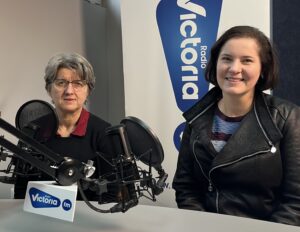 Agata Niedziółka i Anna Majda Baranowska z Muzeum Historycznego Skierniewic