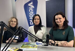 Justyna Łukasik – Państwowy Powiatowy Inspektor Sanitarny w Skierniewicach oraz Liwia Małczak i Monika Budynek z Oświaty Zdrowotnej i Promocji Zdrowia