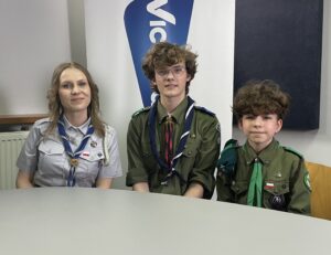 Liwia Małczak, Jan Kobyłecki, Jan Piotrowski – Hufiec ZHP Skierniewice