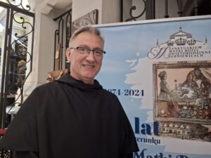 Brat Piotr Jankowski, franciszkanin z Sanktuarium Matki Bożej Świętorodzinnej w Miedniewicach