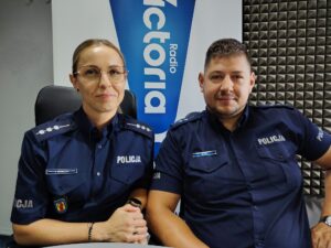 st. asp. A. Krawczyk i asp. K. Płuciennik – Komenda Powiatowa Policji w Rawie Maz.