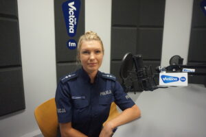 Aspirant Daria Olczyk Rzecznik Prasowy Komendy Powiatowej Policji w Kutnie