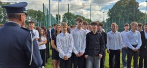 Pierwsza w Powiecie Rawskim klasa mundurowa rozpoczęła nowy Rok Szkolny