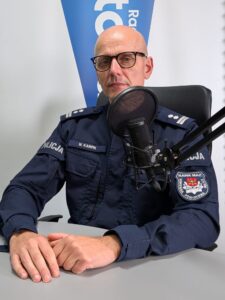 mł. insp. Mariusz Karpik – Komendant Powiatowy Policji w Rawie Maz.