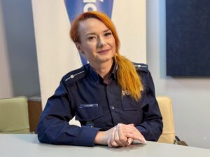 mł. asp. Aneta Placek – oficer prasowy KMP w Skierniewicach