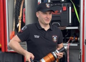 Mateusz Wójcik – prezes Ochotniczej Straży Pożarnej w Skierniewicach